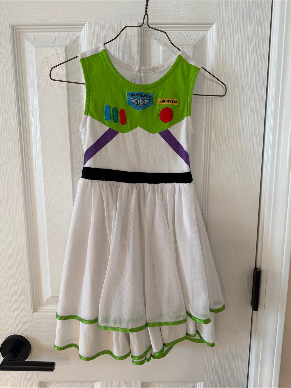 Buzz Lightyear Green & White Kids Cotton Costume Dress size 3T